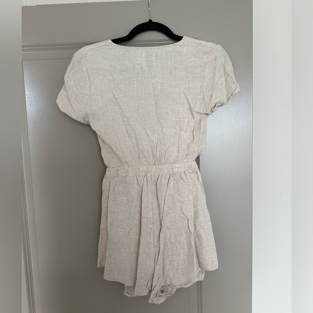 Princess Polly Ragnar Tie Front Romper - Picture 5 of 5